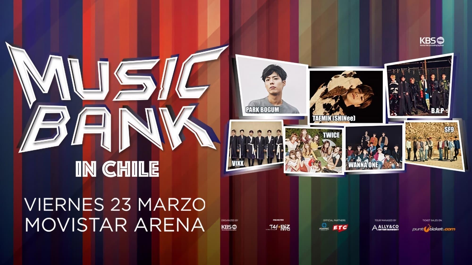 Music Bank in Chile 2018 backdrop