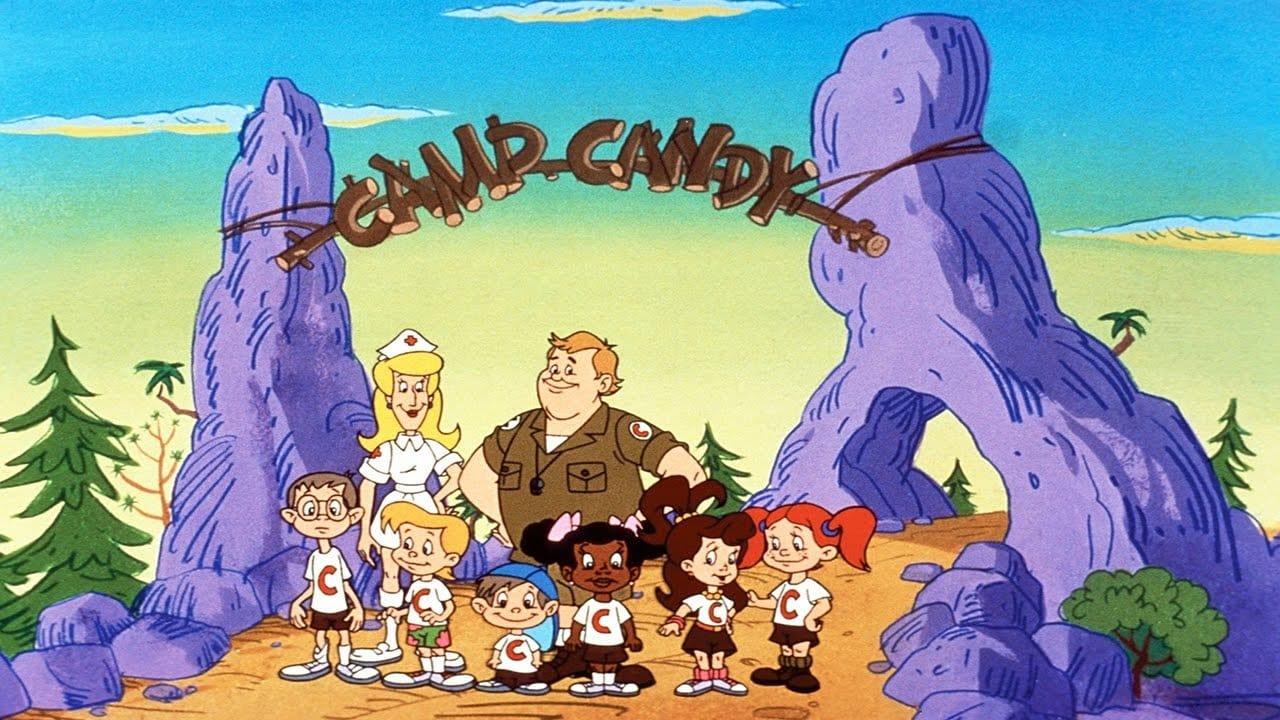 Camp Candy backdrop