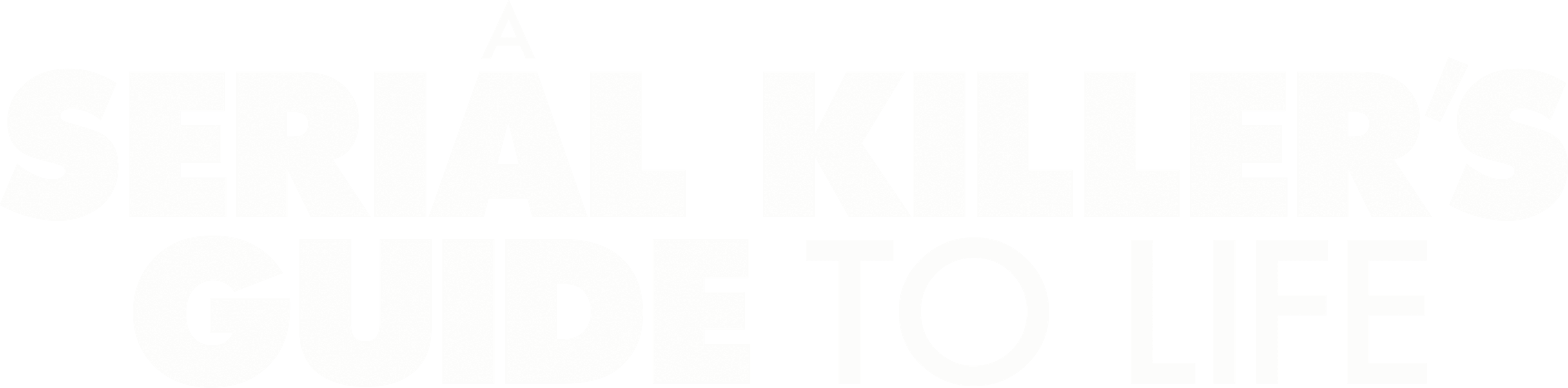 A Serial Killer's Guide to Life logo