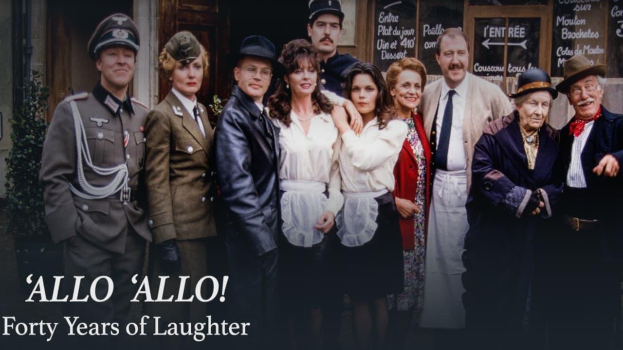 'Allo 'Allo! Forty Years of Laughter backdrop