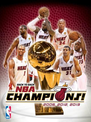2013 NBA Champions: Miami Heat poster