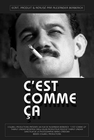 C'est comme ça poster