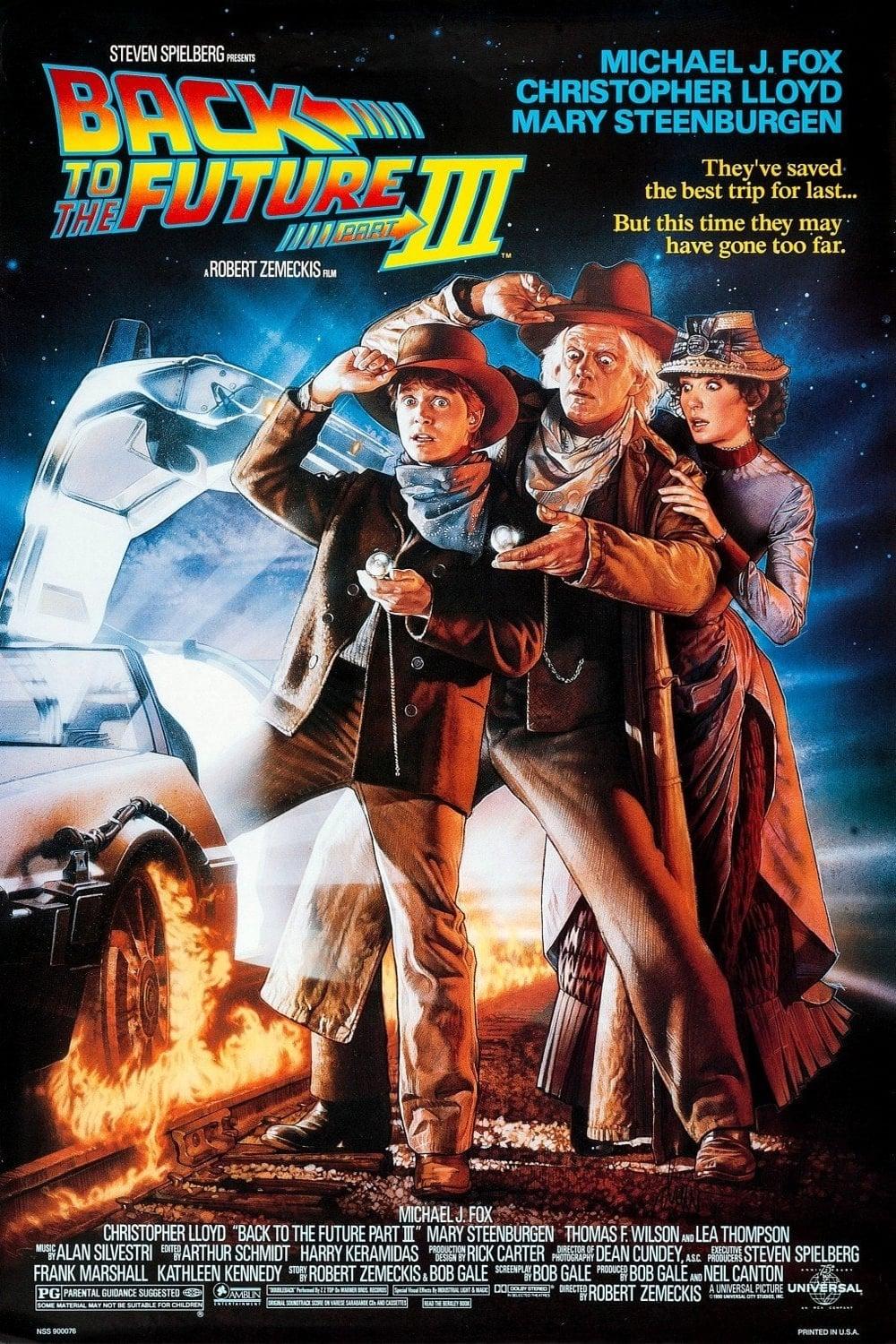 Back to the Future Part III poster