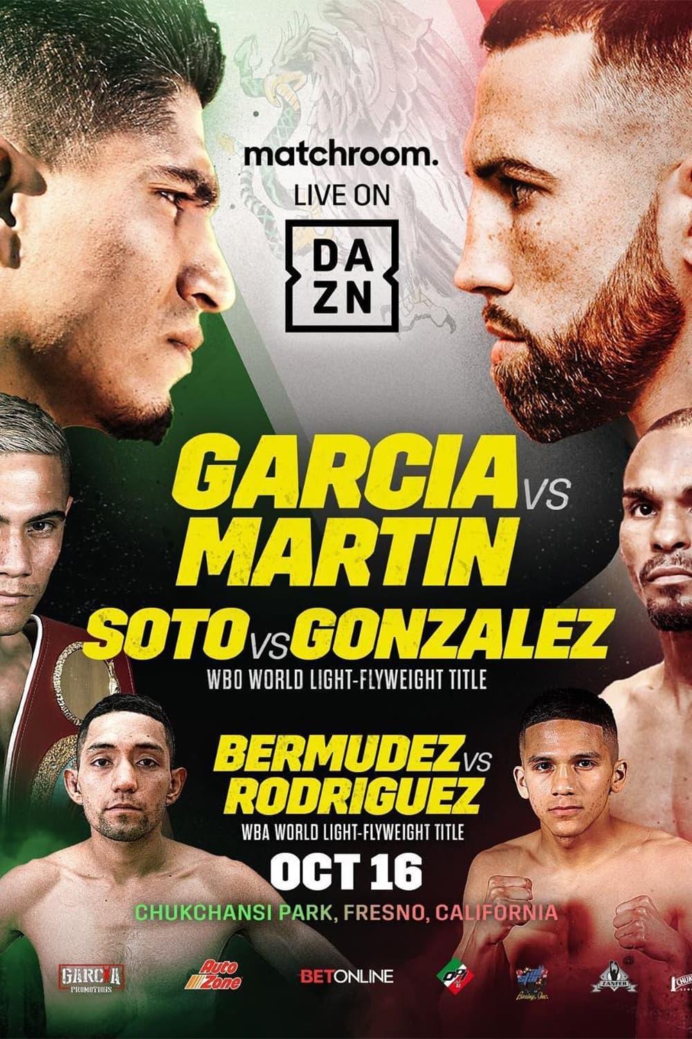Mikey Garcia vs. Sandor Martin poster