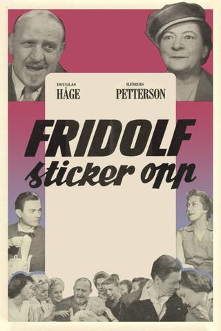 Fridolf sticker opp! poster