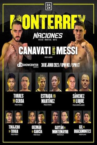 Naciones MMA 15: Monterrey poster