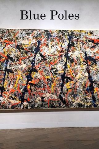 Jackson Pollock: Blue Poles poster