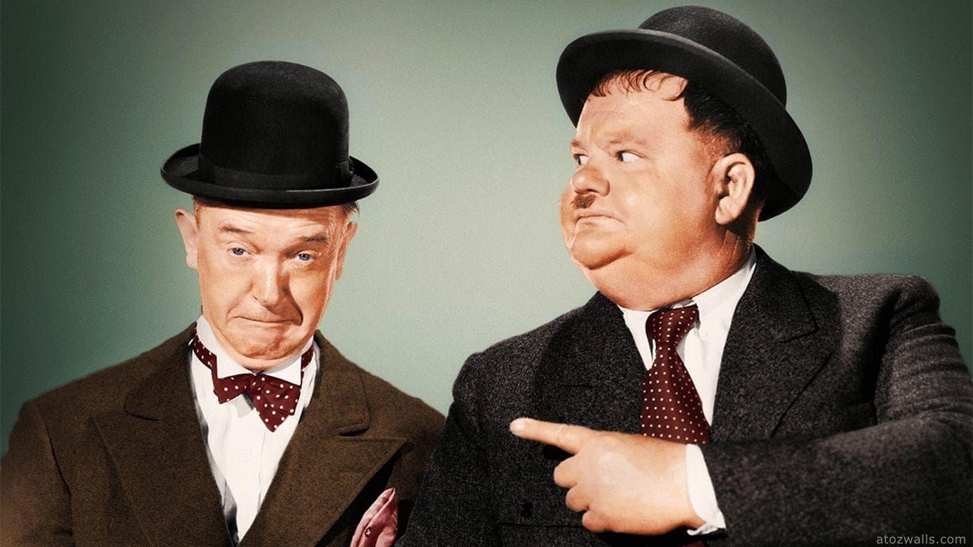 Laurel & Hardy The Essential Collection backdrop