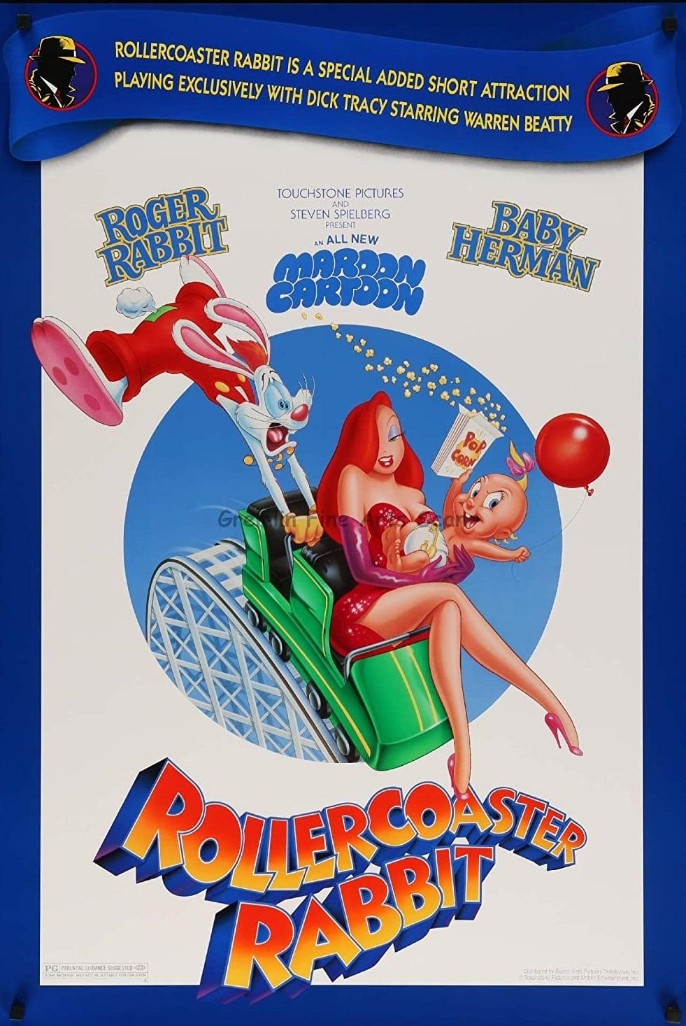 Roller Coaster Rabbit poster