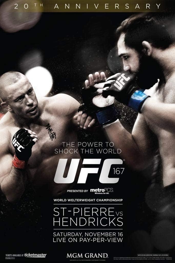 UFC 167: St-Pierre vs. Hendricks poster