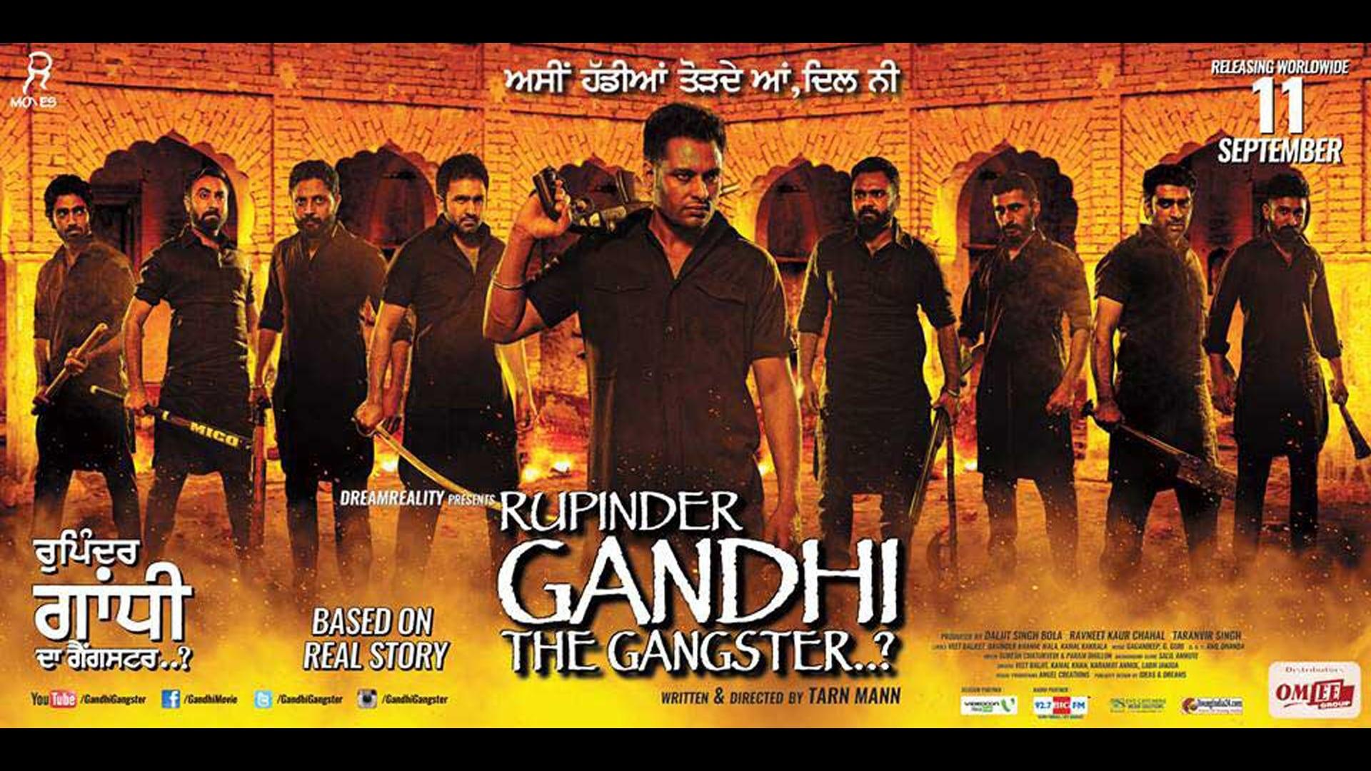 Rupinder Gandhi The Gangster backdrop