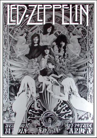 Led Zeppelin - Madison Square Garden poster