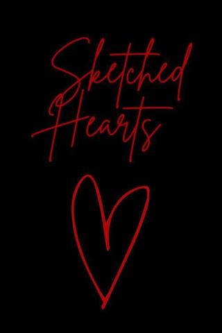 Sketched Hearts poster