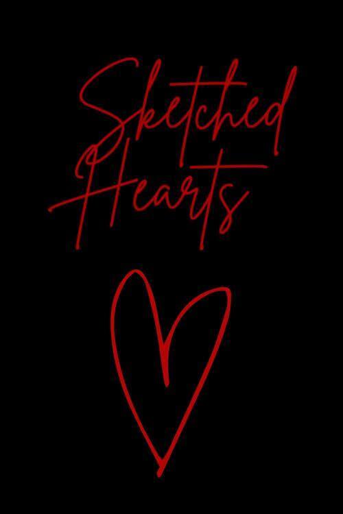 Sketched Hearts poster