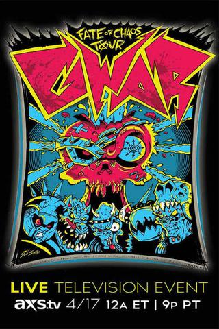 GWAR: Fate or Chaos Tour 2013 poster