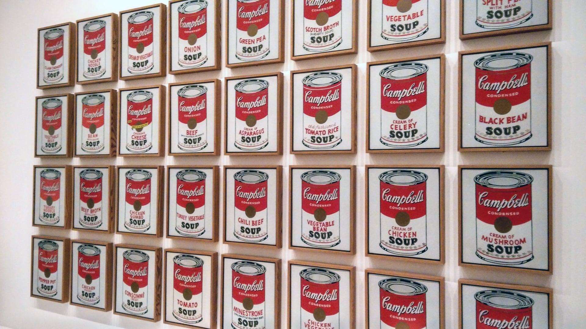 Soup Cans and Superstars: How Pop Art Changed the World backdrop