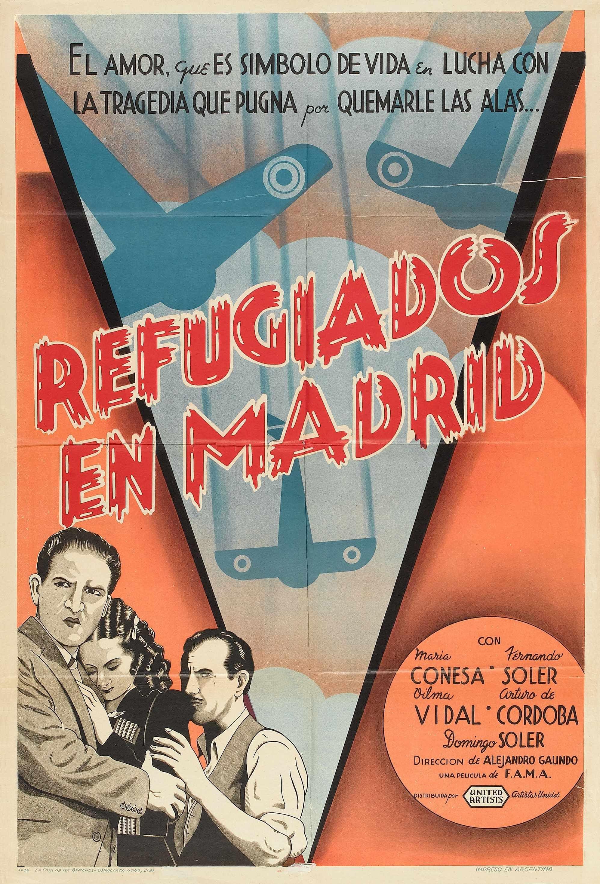 Refugiados en Madrid poster