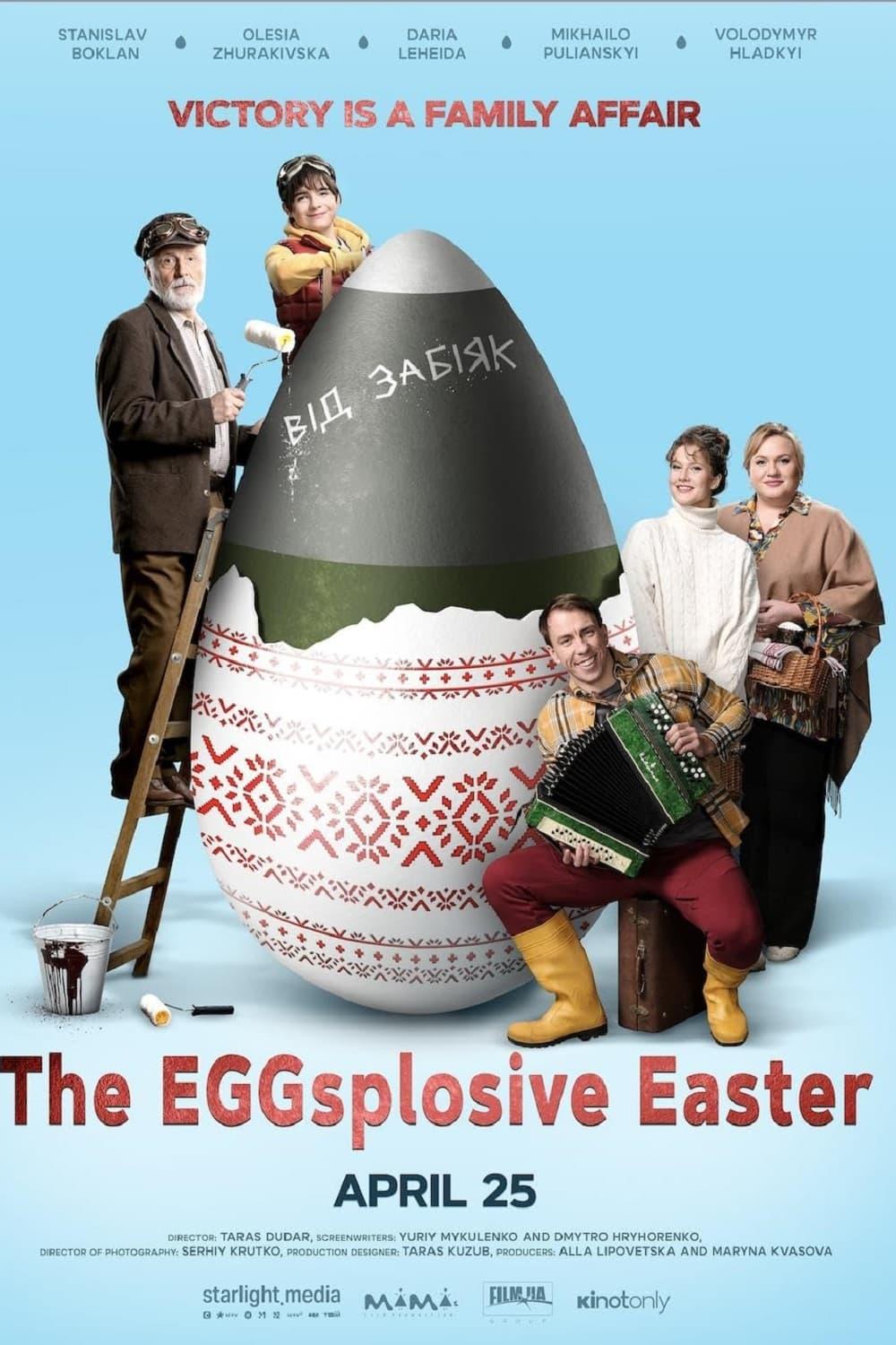 The EGGsplosive Easter poster