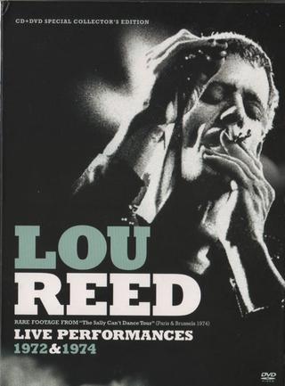 Lou Reed Live Performances 1972 & 1974 poster