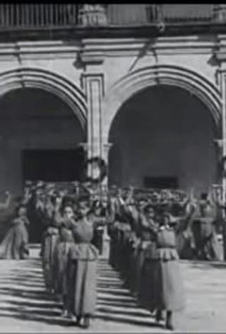 Défilé de jeunes filles au lycée poster