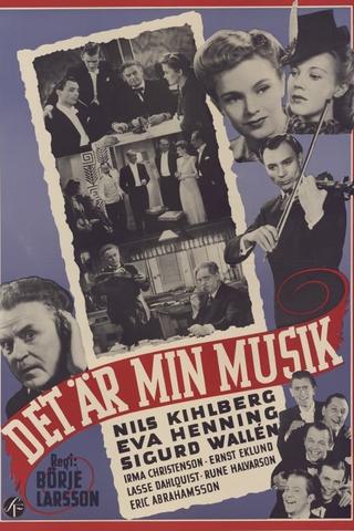 Det är min musik poster