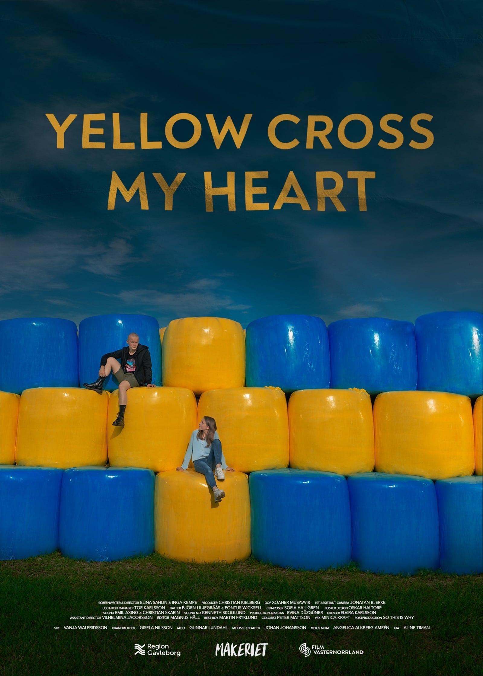 Yellow Cross My Heart poster