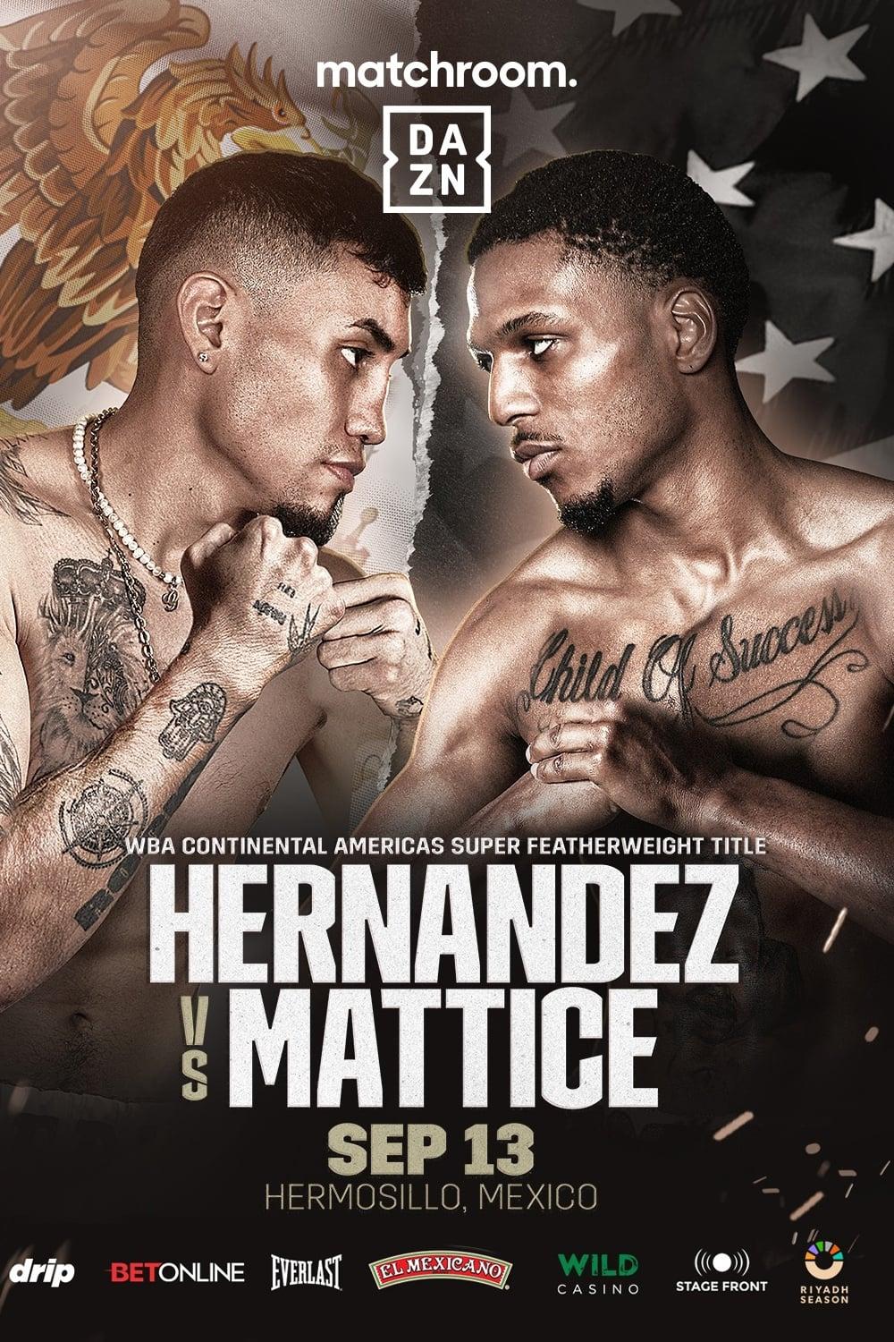 Eduardo Hernandez vs. Thomas Mattice poster