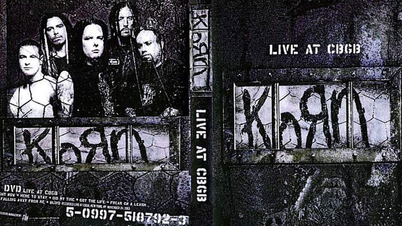 Korn - Live at CBGB's backdrop