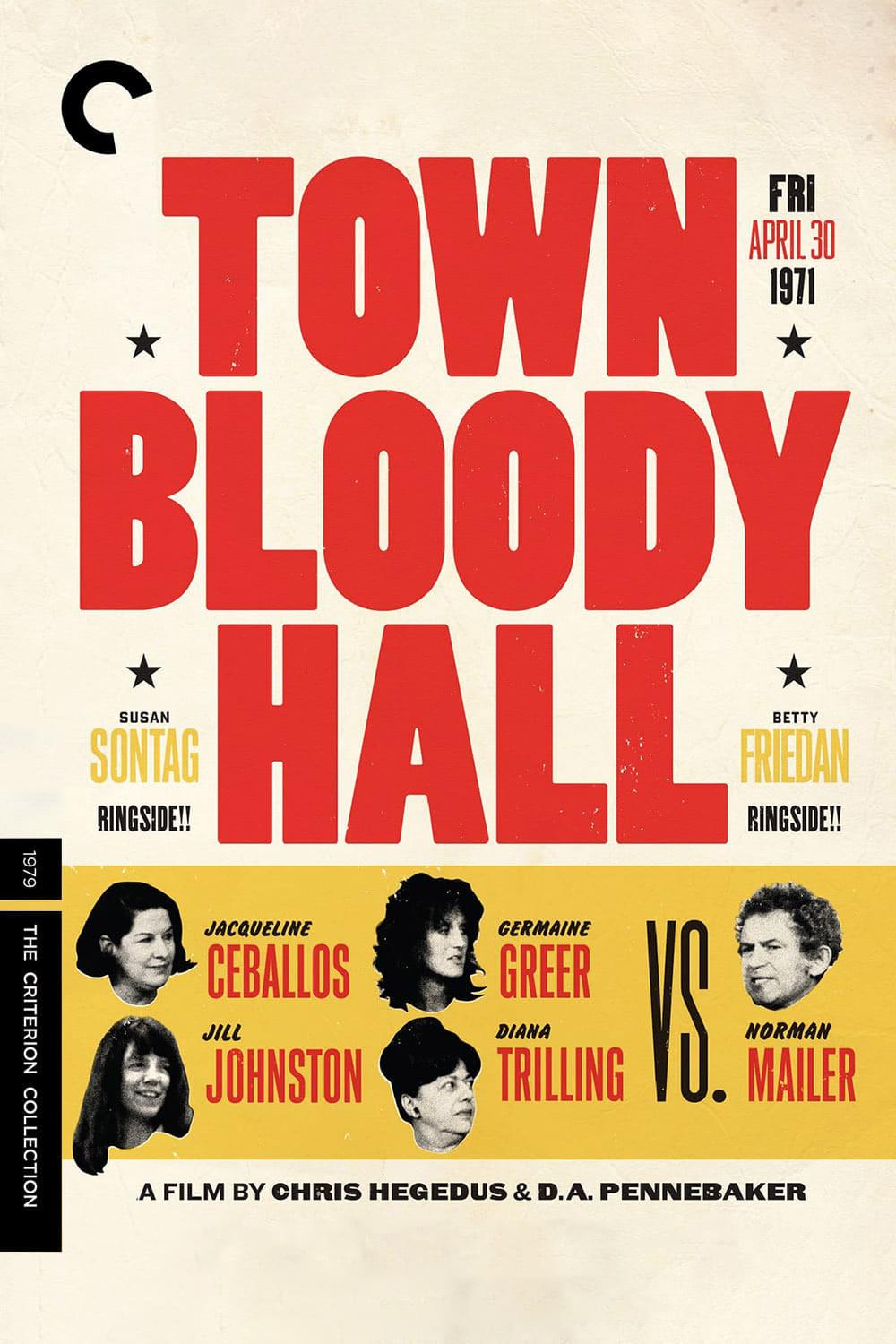 Town Bloody Hall poster