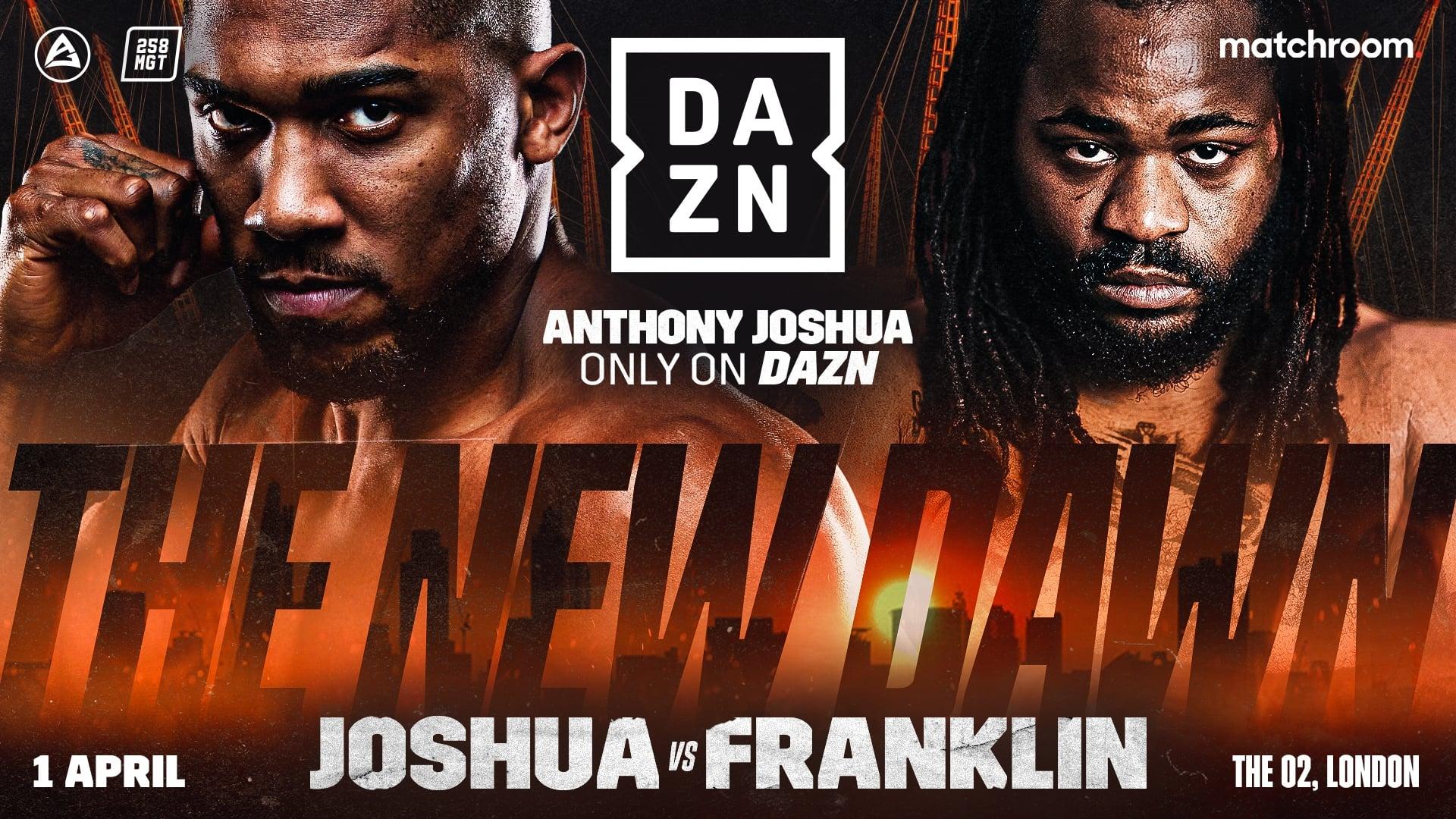 Anthony Joshua vs. Jermaine Franklin backdrop