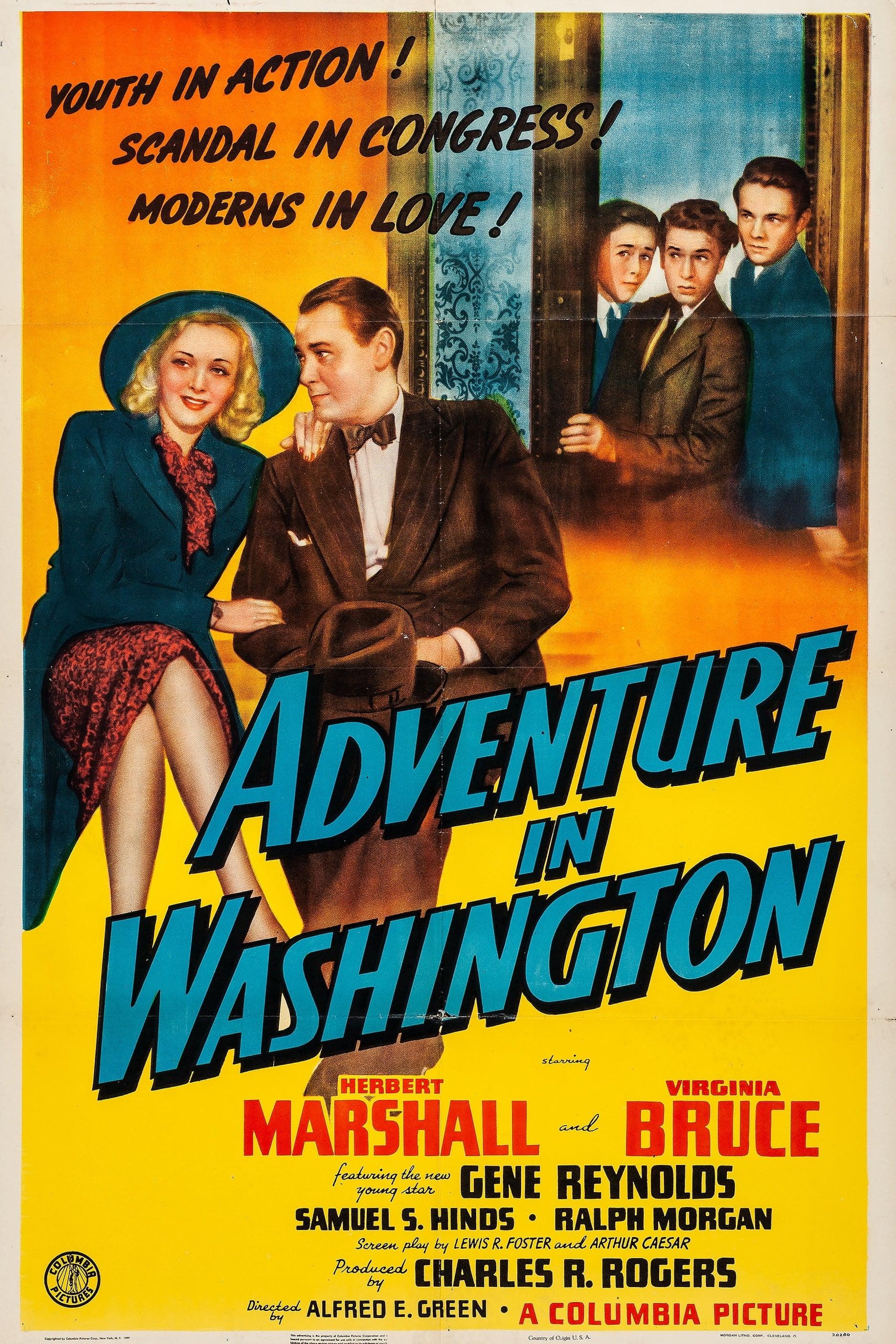 Adventure in Washington poster