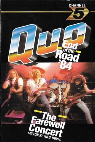 Status Quo - End Of The Road '84 poster