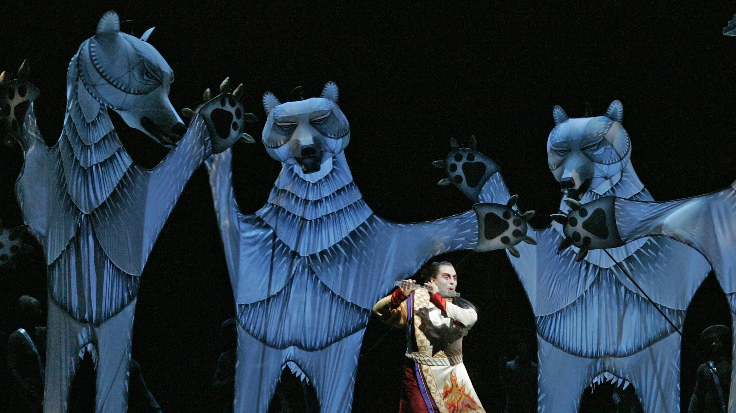 The Metropolitan Opera: The Magic Flute backdrop