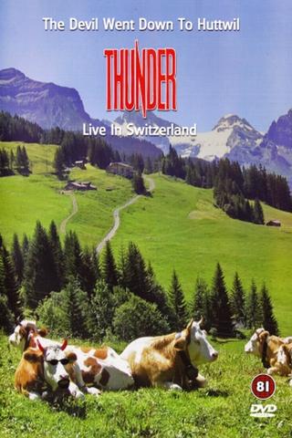 Thunder - The Devil Went Down To Huttwil poster