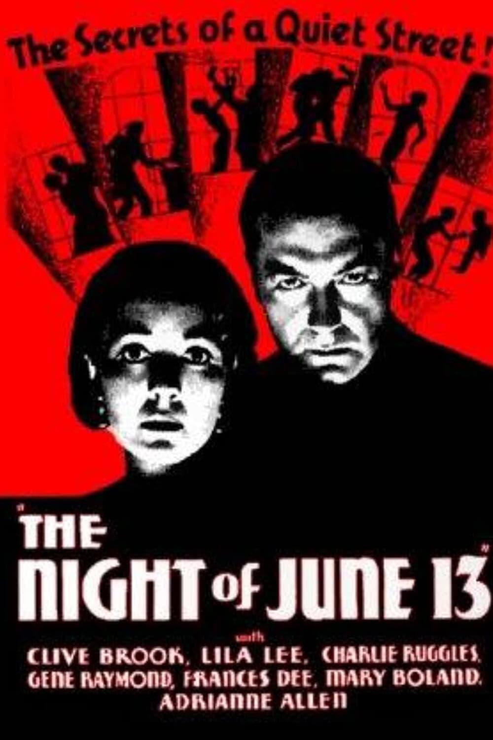 The Night of June 13 poster