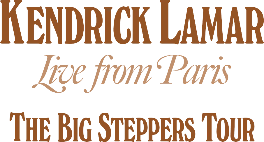 Kendrick Lamar Live: The Big Steppers Tour logo