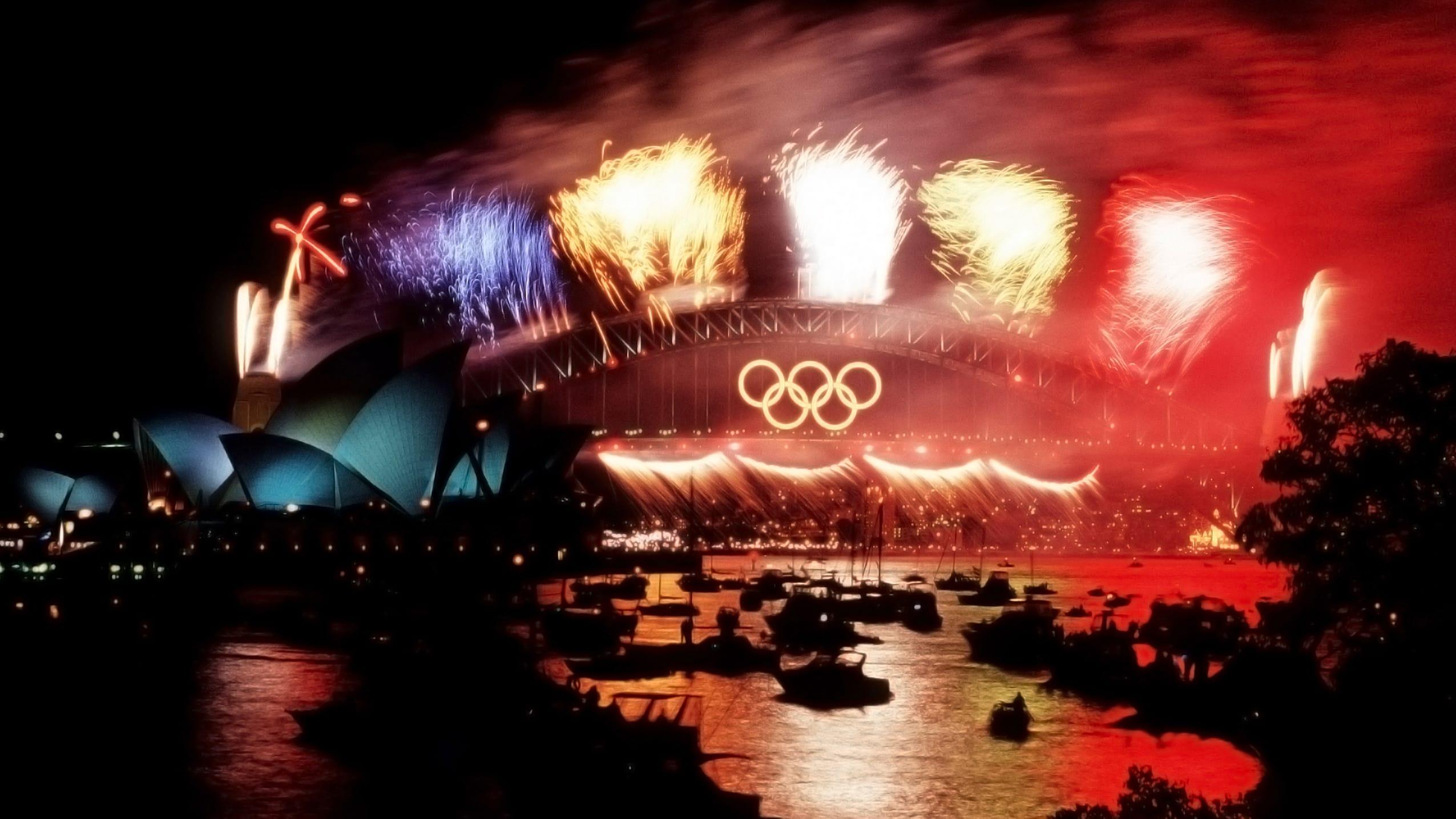 Sydney 2000 Olympics Closing Ceremony backdrop