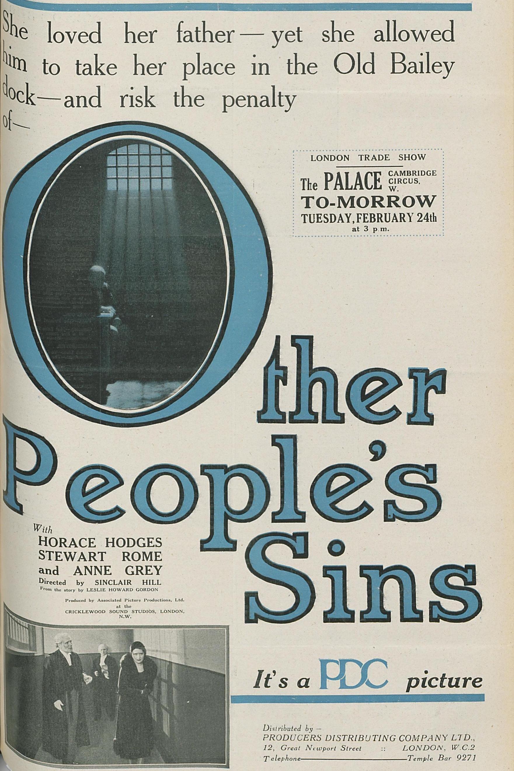 Other People's Sins poster