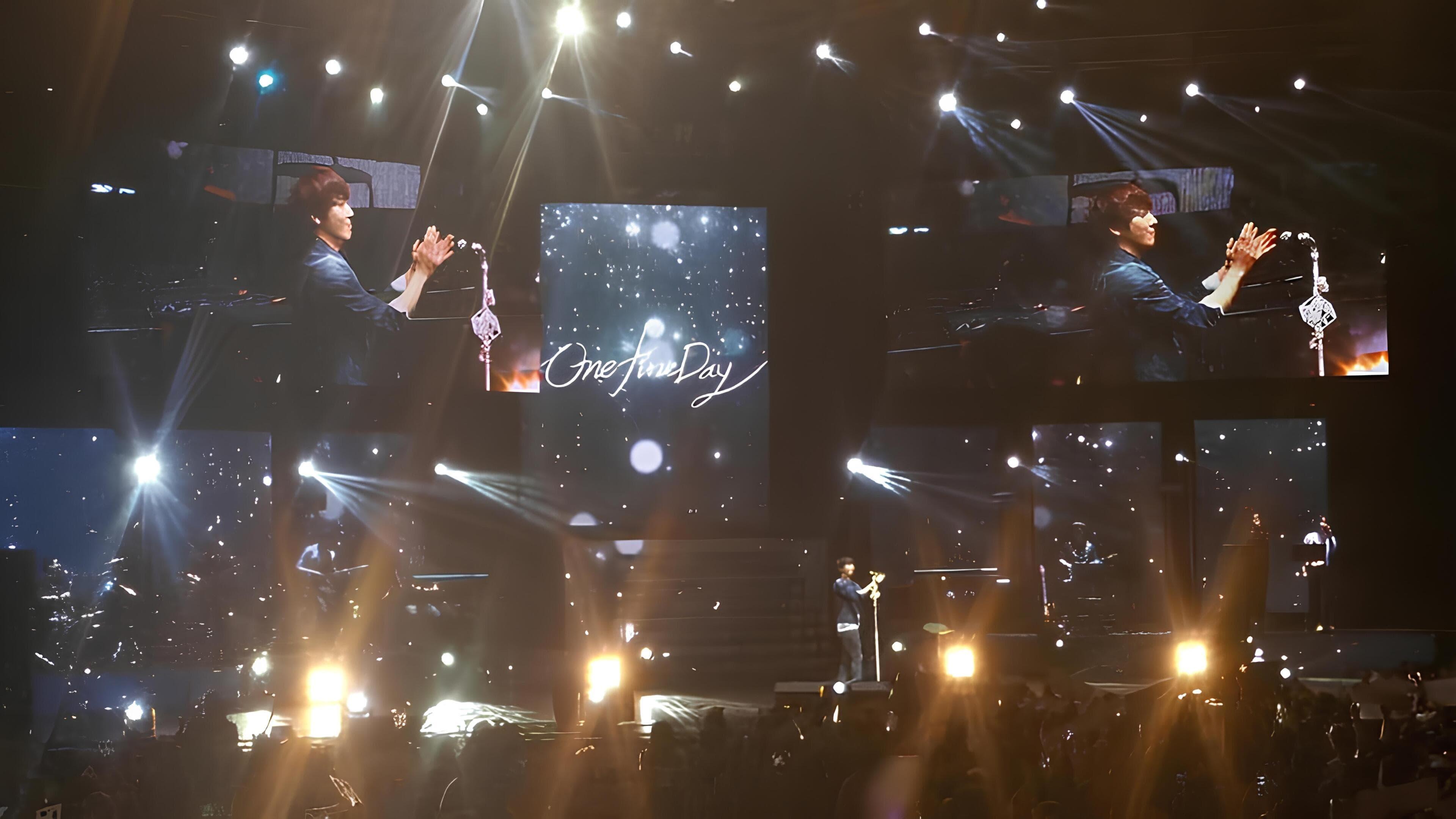 JUNG YONG HWA 1st CONCERT in JAPAN"One Fine Day" backdrop
