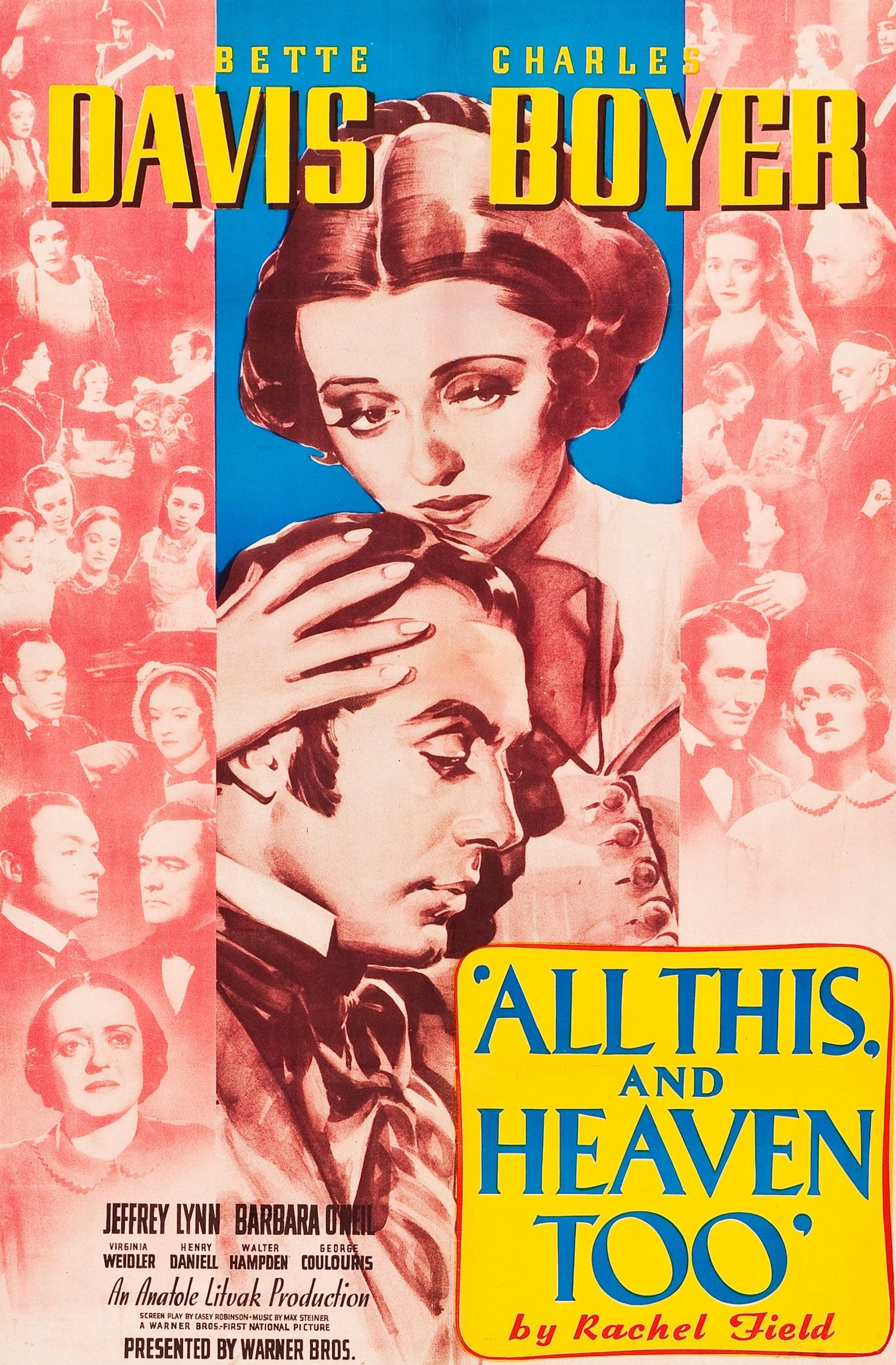 All This, and Heaven Too poster