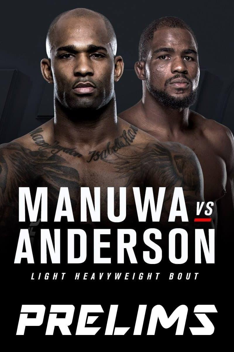 UFC Fight Night 107: Manuwa vs. Anderson poster