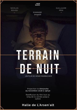 Terrain de nuit poster