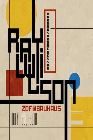Ray Wilson : ZDF@Bauhaus poster