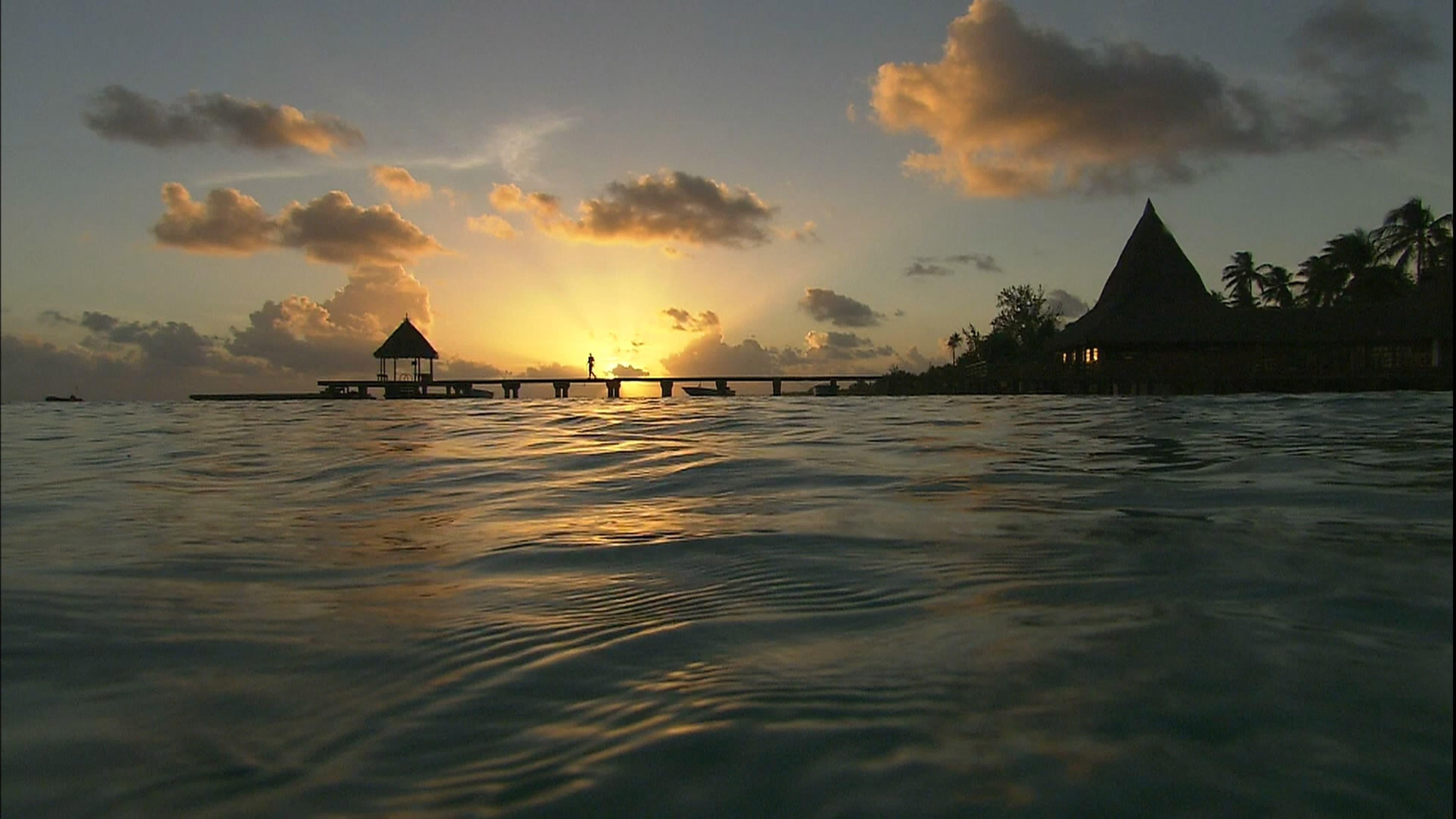 Virtual Trip Tahiti backdrop