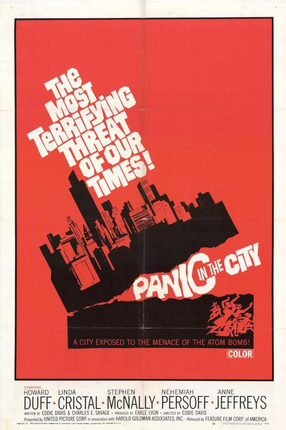 Panic in the City poster