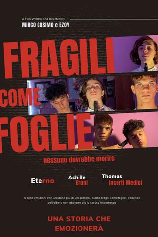 Fragili come foglie poster