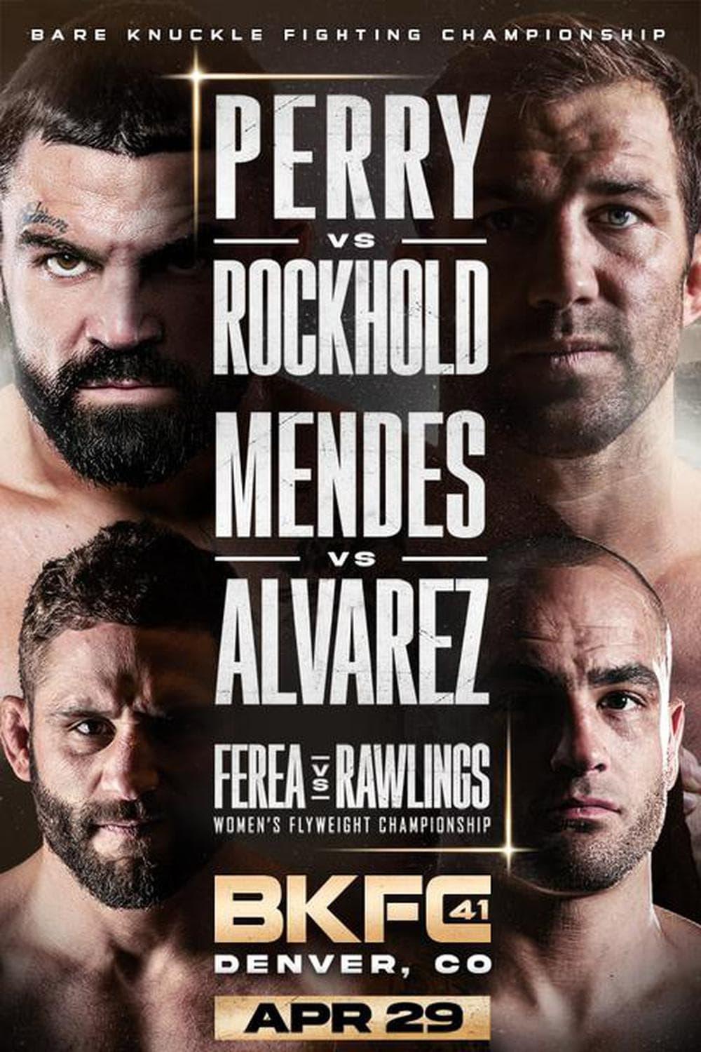 BKFC 41: Perry vs. Rockhold poster