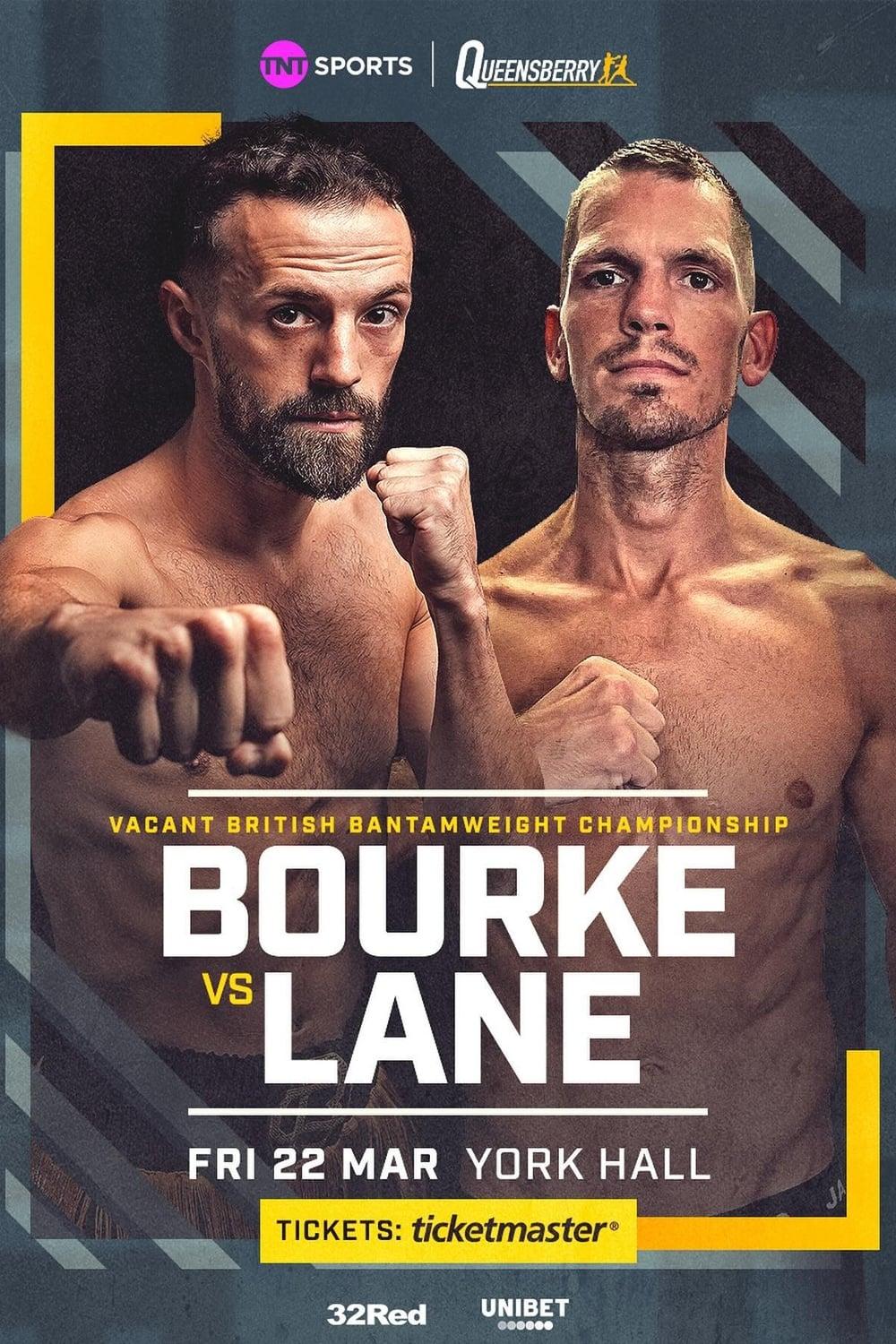 Chris Bourke vs. Ashley Lane poster