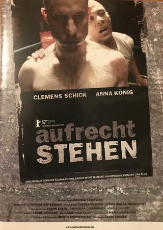 Aufrecht stehen poster