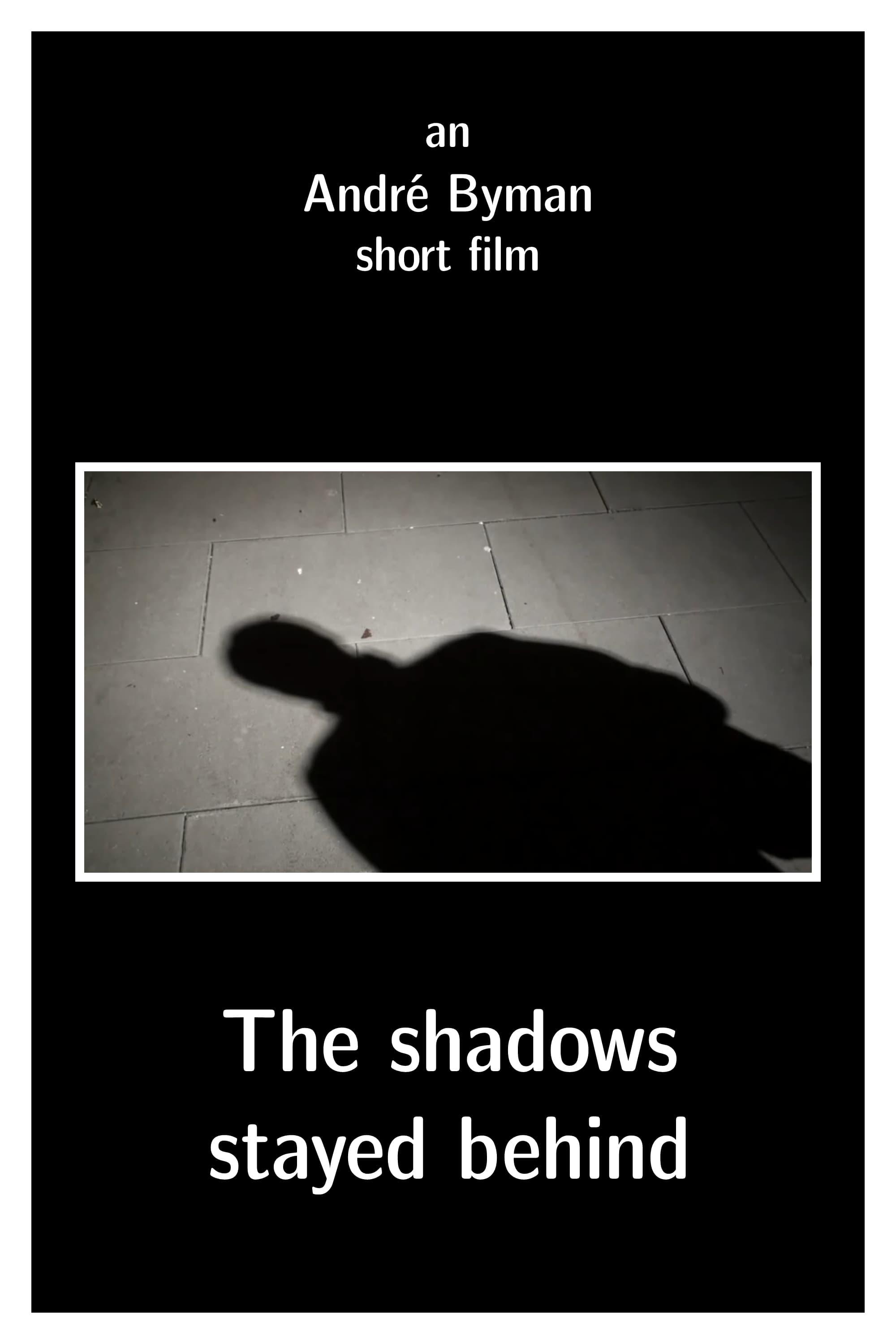 The shadows stayed behind poster